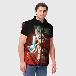Мужской жилет Доктор Стоун, цвет: 3D-красный — фото 2