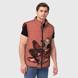 Мужской жилет Чуя Накахара, цвет: 3D-красный — фото 2