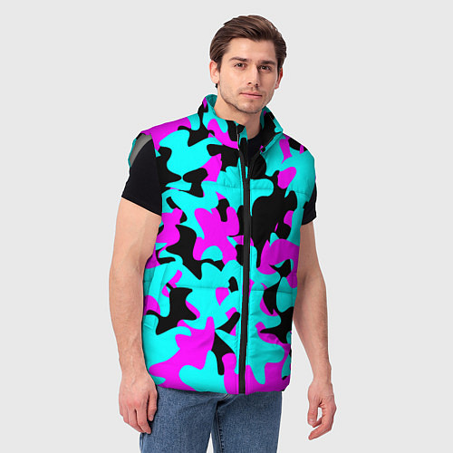 Мужской жилет Modern Camouflage / 3D-Светло-серый – фото 3