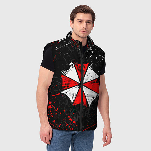Мужской жилет RESIDENT EVIL UMBRELLA / 3D-Черный – фото 3