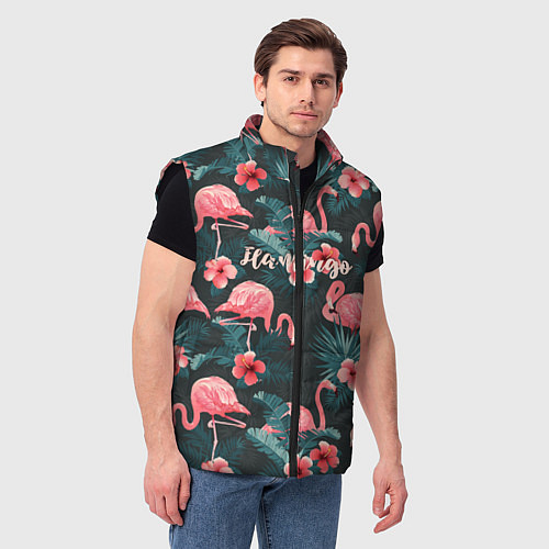 Мужской жилет Flamingo / 3D-Черный – фото 3