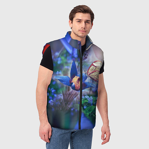 Мужской жилет Бабочка / 3D-Красный – фото 3