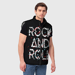 Мужской жилет Rock And Roll, цвет: 3D-светло-серый — фото 2