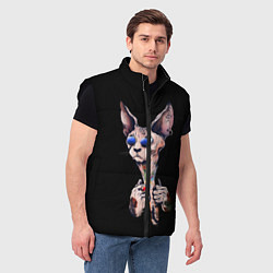 Мужской жилет Сфинкс, цвет: 3D-черный — фото 2