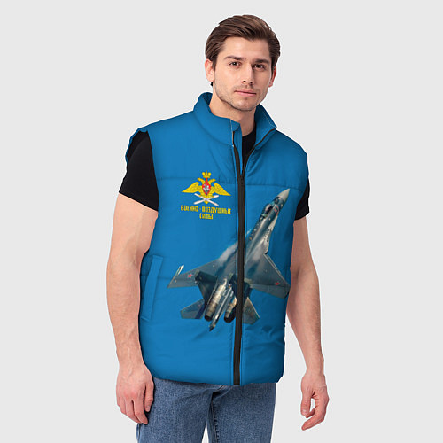 Мужской жилет ВВС / 3D-Черный – фото 3