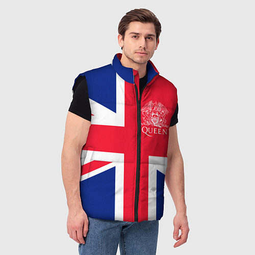 Мужской жилет Queen / 3D-Черный – фото 3