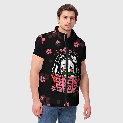 Мужской жилет KIMETSU NO YAIBA / 3D-Черный – фото 3