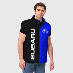 Мужской жилет SUBARU, цвет: 3D-черный — фото 2