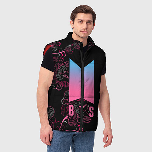 Мужской жилет BTS / 3D-Красный – фото 3