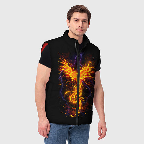 Мужской жилет Phoenix / 3D-Красный – фото 3