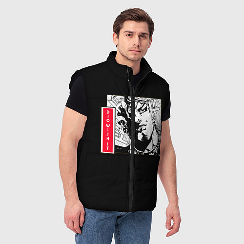 Мужской жилет Jojos bizarre adventure Dio / 3D-Черный – фото 3