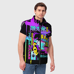 Мужской жилет JoJo Bizarre Adventure, цвет: 3D-светло-серый — фото 2