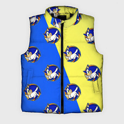 Мужской жилет Sonic - Соник, цвет: 3D-черный