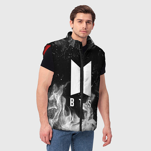 Мужской жилет BTS / 3D-Красный – фото 3