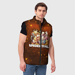 Мужской жилет UNDERTALE, цвет: 3D-черный — фото 2