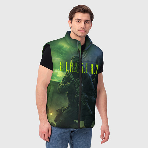 Мужской жилет STALKER 2 / 3D-Черный – фото 3