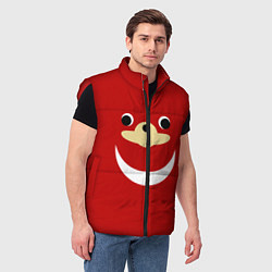 Мужской жилет Knuckles, цвет: 3D-красный — фото 2