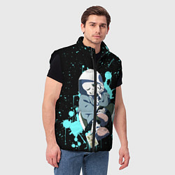 Мужской жилет UNDERTALE, цвет: 3D-черный — фото 2