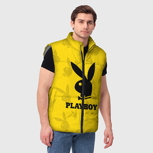 Мужской жилет PLAYBOY / 3D-Светло-серый – фото 3
