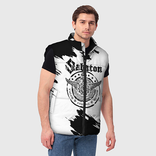 Мужской жилет Sabaton / 3D-Черный – фото 3