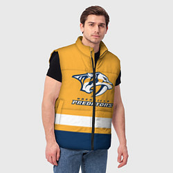 Мужской жилет Нэшвилл Предаторз, цвет: 3D-черный — фото 2