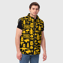 Мужской жилет PUBG, цвет: 3D-светло-серый — фото 2