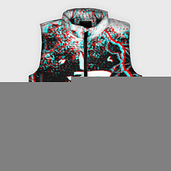 Мужской жилет DOOM ETERNAL GLITCH, цвет: 3D-черный