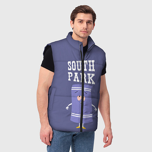 Мужской жилет South Park Полотенчико / 3D-Черный – фото 3