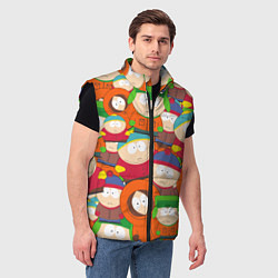 Мужской жилет ЮЖНЫЙ ПАРК, цвет: 3D-черный — фото 2