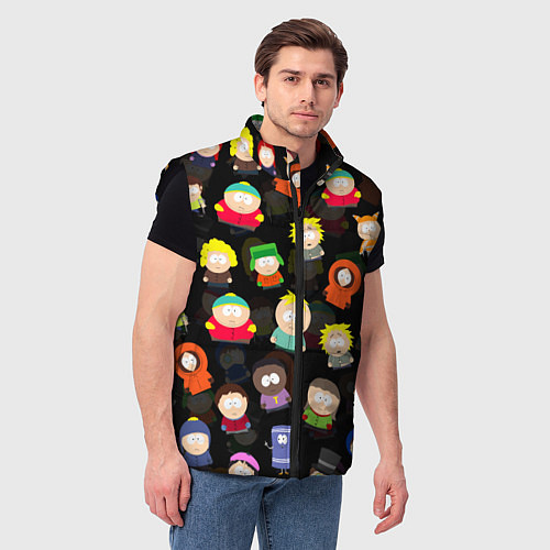 Мужской жилет ЮЖНЫЙ ПАРК / 3D-Черный – фото 3