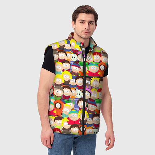 Мужской жилет ЮЖНЫЙ ПАРК / 3D-Черный – фото 3