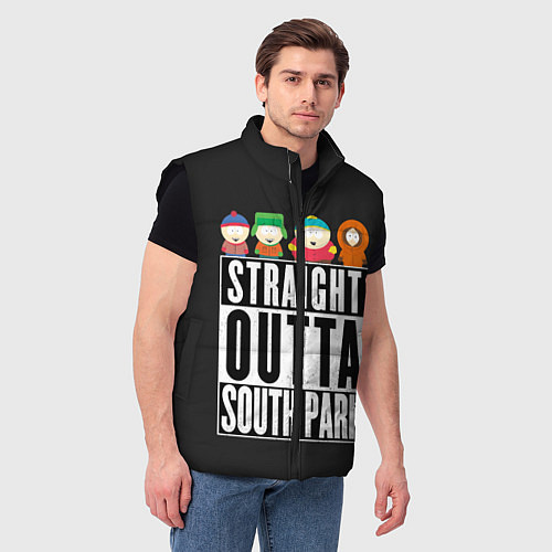 Мужской жилет South Park / 3D-Черный – фото 3