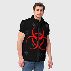 Мужской жилет EPIDEMIC BIOHAZARD, цвет: 3D-черный — фото 2