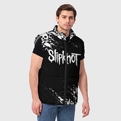 Мужской жилет SLIPKNOT, цвет: 3D-светло-серый — фото 2