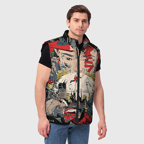 Мужской жилет AKIRA / 3D-Черный – фото 3