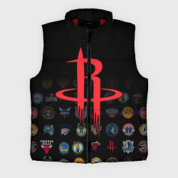 Мужской жилет Houston Rockets 2, цвет: 3D-красный
