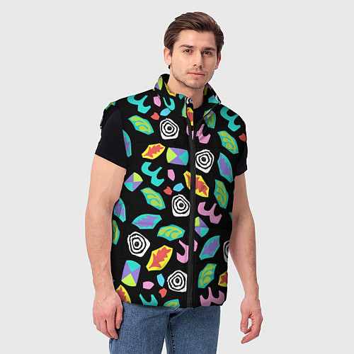 Мужской жилет Очень странные дела / 3D-Черный – фото 3