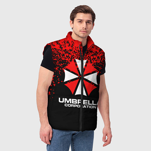 Мужской жилет Umbrella Corporation / 3D-Черный – фото 3