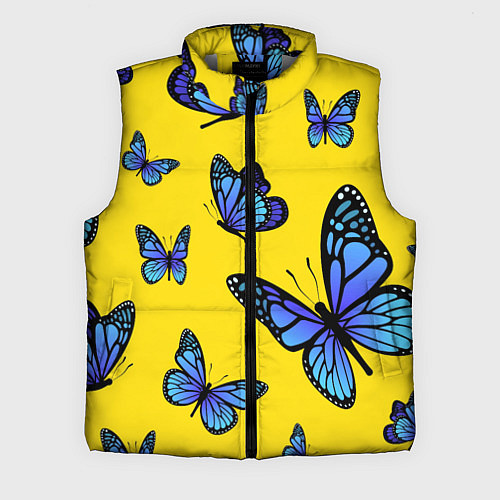 Мужской жилет БАБОЧКИ / 3D-Светло-серый – фото 1