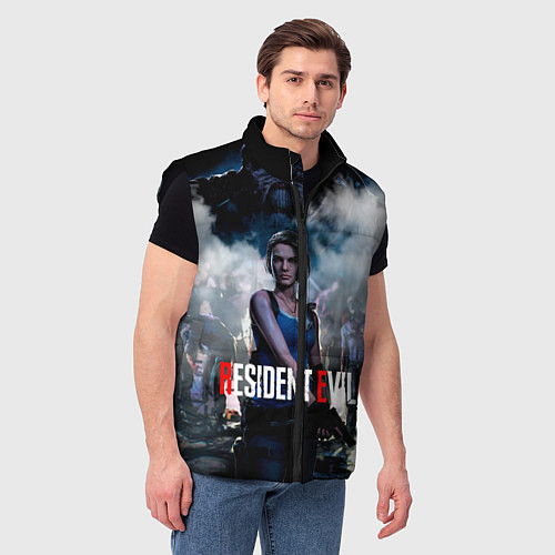 Мужской жилет RESIDENT EVIL 3 / 3D-Черный – фото 3