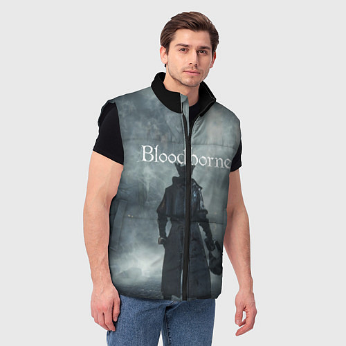 Мужской жилет Bloodborne / 3D-Черный – фото 3