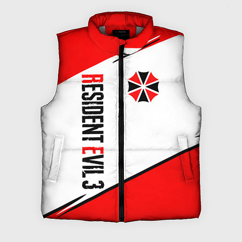 Мужской жилет RESIDENT EVIL 3 / 3D-Светло-серый – фото 1