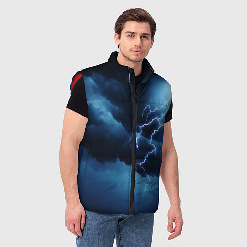 Мужской жилет STORM / 3D-Красный – фото 3