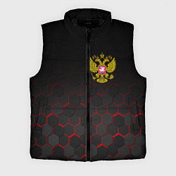Мужской жилет РОССИЯ, цвет: 3D-черный