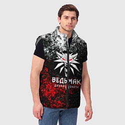 Мужской жилет The Witcher 3, цвет: 3D-светло-серый — фото 2