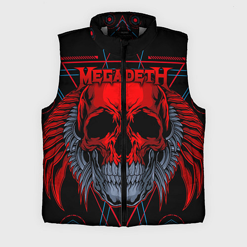 Мужской жилет Megadeth / 3D-Светло-серый – фото 1