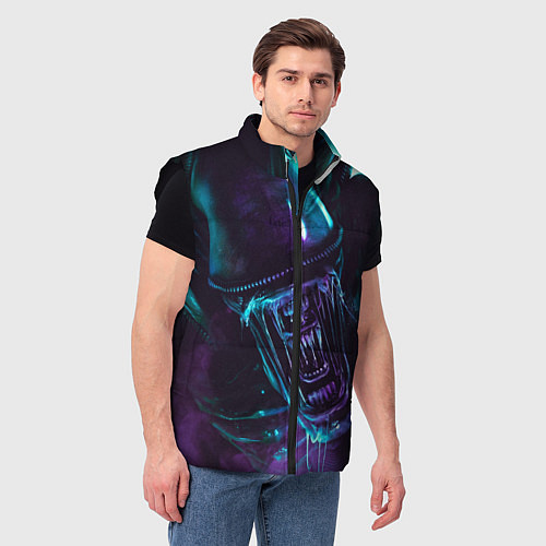 Мужской жилет ЧУЖОЙ / 3D-Черный – фото 3