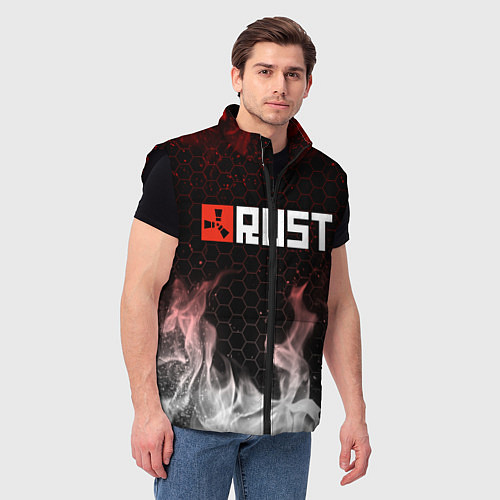 Мужской жилет RUST / 3D-Черный – фото 3