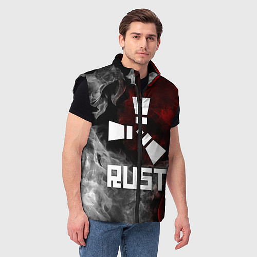Мужской жилет RUST / 3D-Черный – фото 3