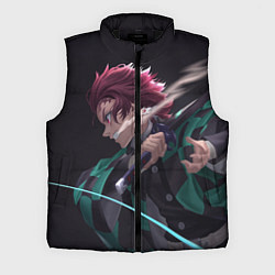 Мужской жилет KIMETSU NO YAIBA, цвет: 3D-черный